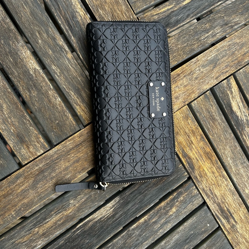 Kate Spade Black Leather Wallet